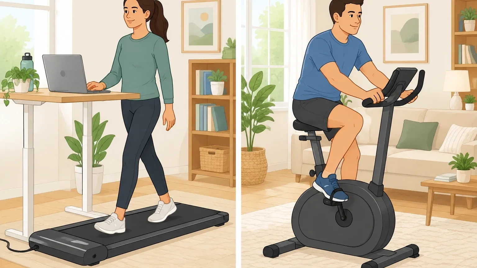 What’s Better: Walking Pad or Exercise Bike?